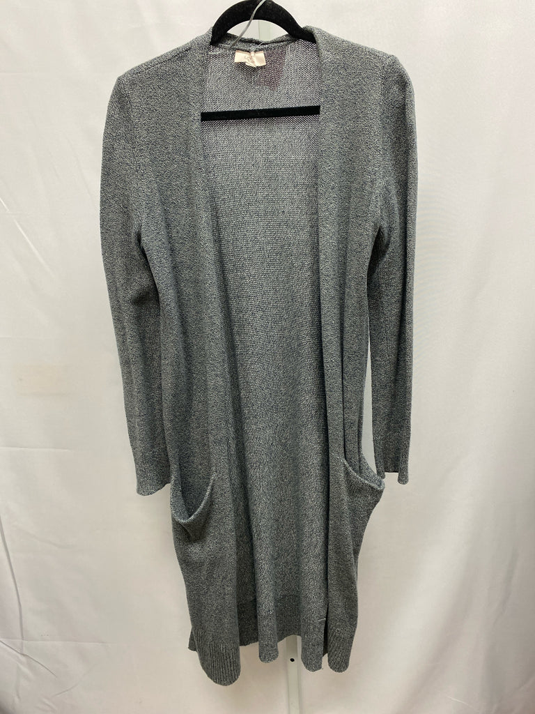 LOFT Size Medium Gray Cardigan