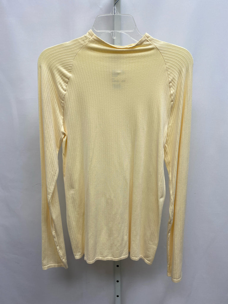 Anthropologie Size Large Pale Yellow Long Sleeve Top