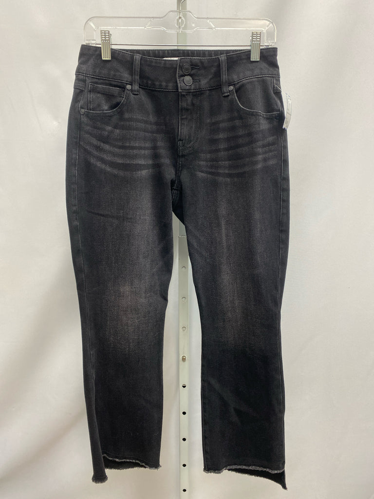 Cabi Size 4 Black Denim Crop/Capri