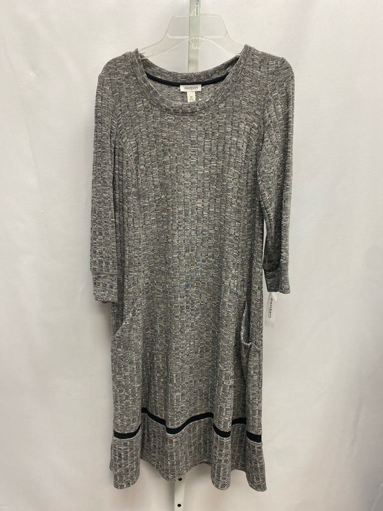 Westport Size XS Gray 3/4 Sleeve Dress