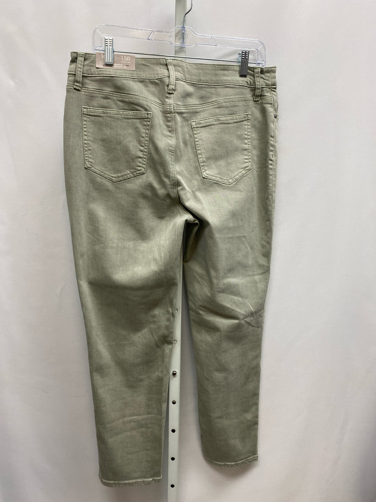 Chico's Size 30 (10) Green Jeans