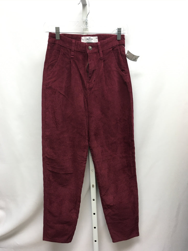 Hollister Burgundy Junior Bottom