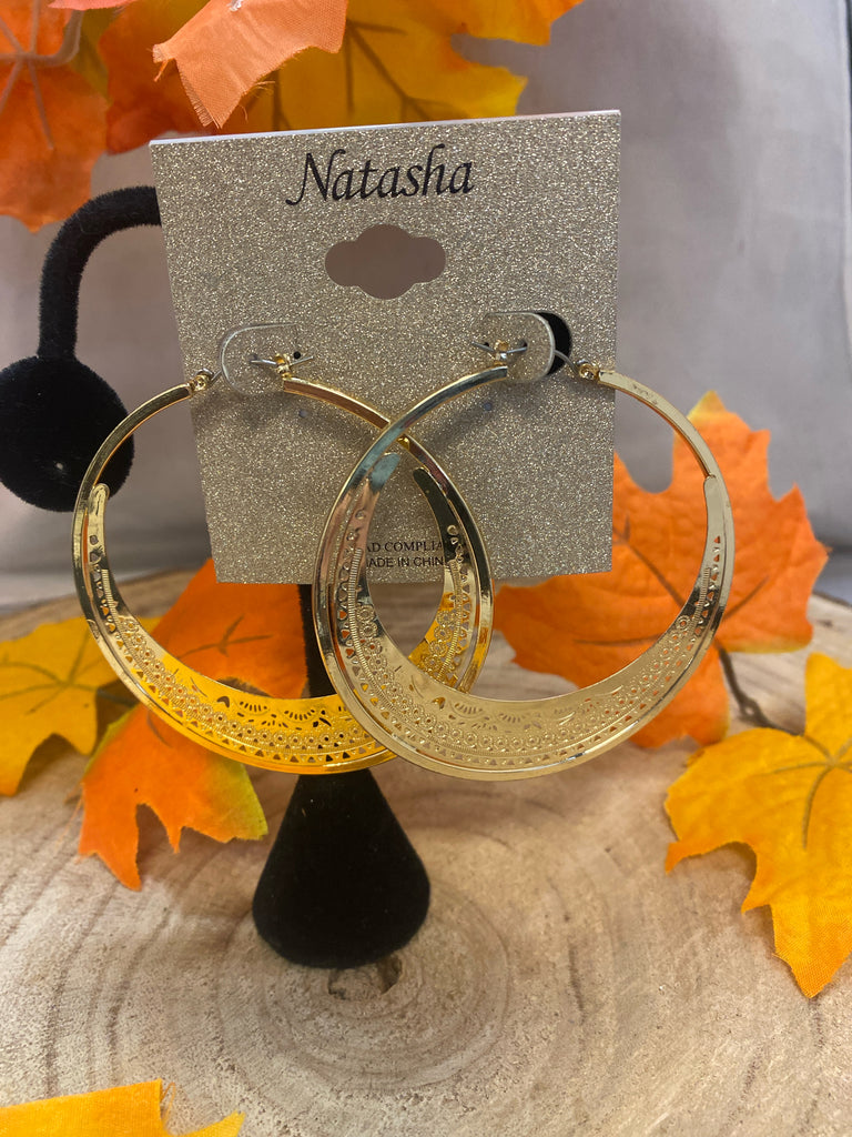 Natasha Goldtone Earrings