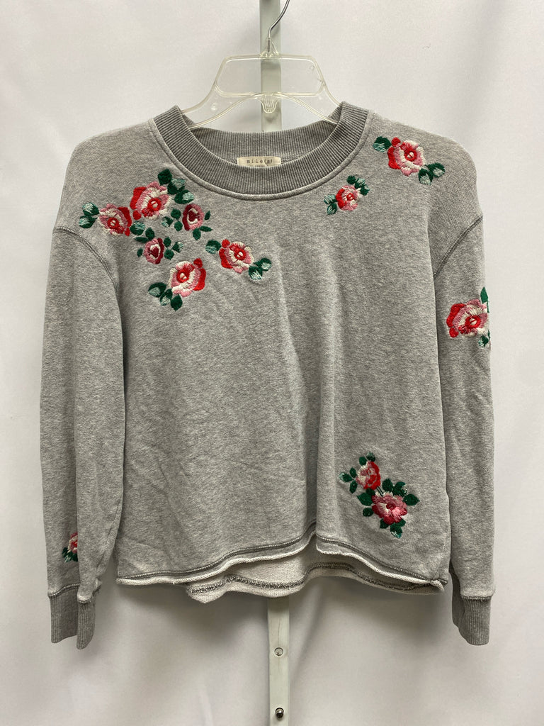 madewell Size XS Gray Heather Long Sleeve Top