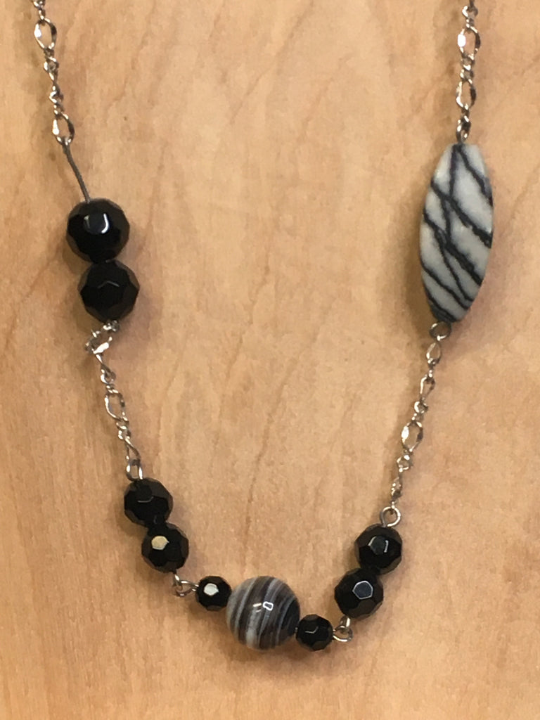 Black/Gray Necklace