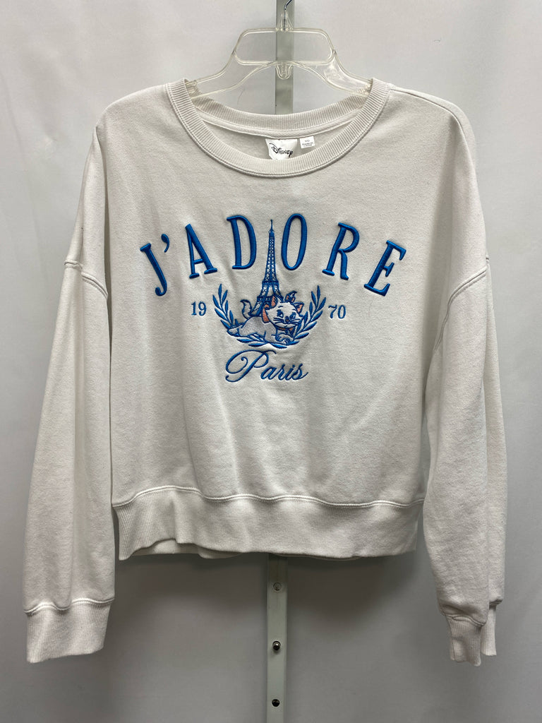 Disney Size Medium White Long Sleeve Top
