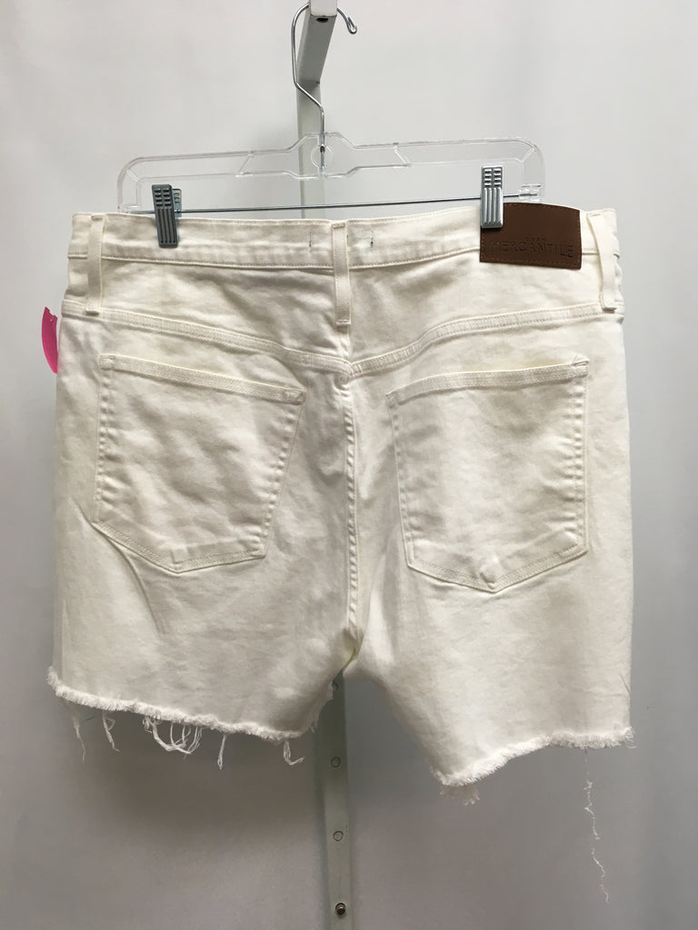 JCrew Size 12/14 White Denim Shorts
