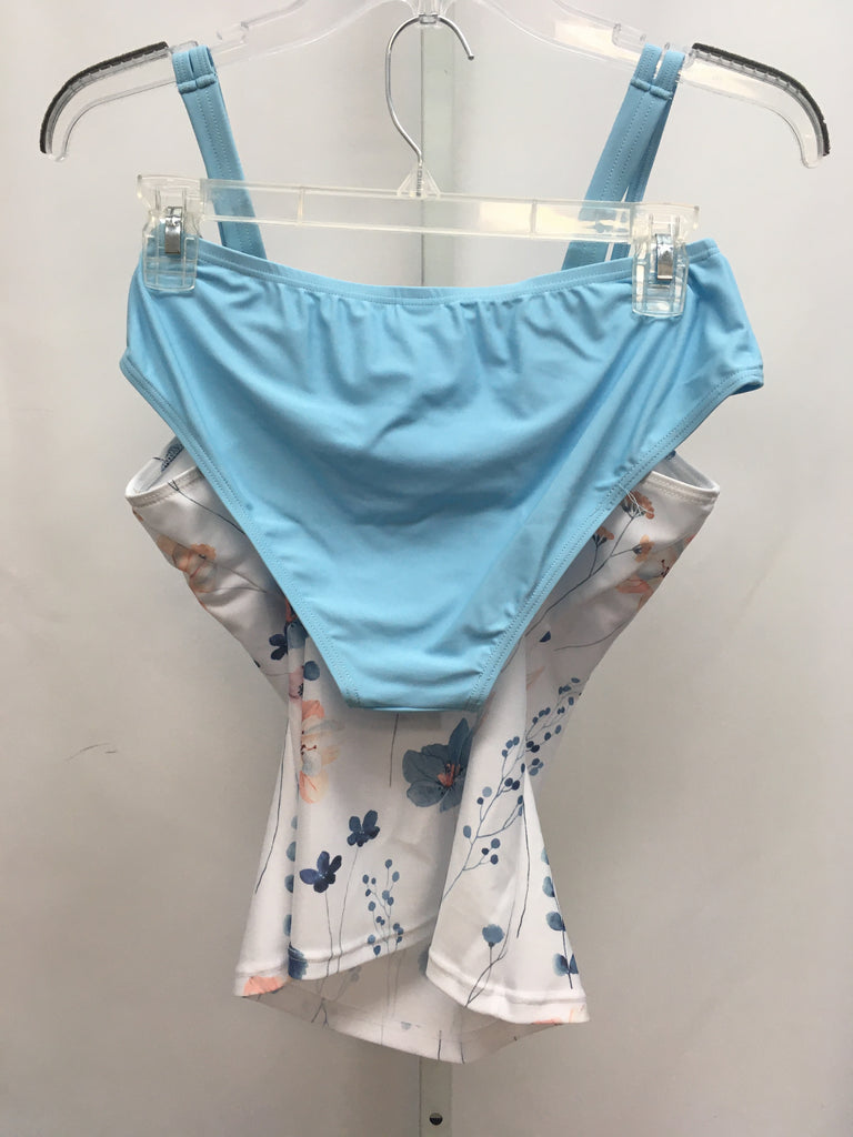 Size Medium White/blue Swimsuit