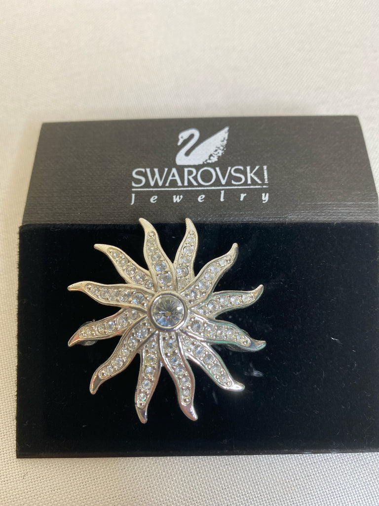 Swarovski Silver Pin