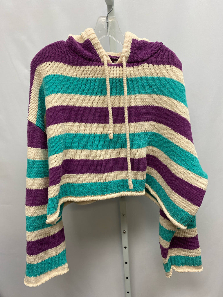 POL Purple/Teal Junior Sweater