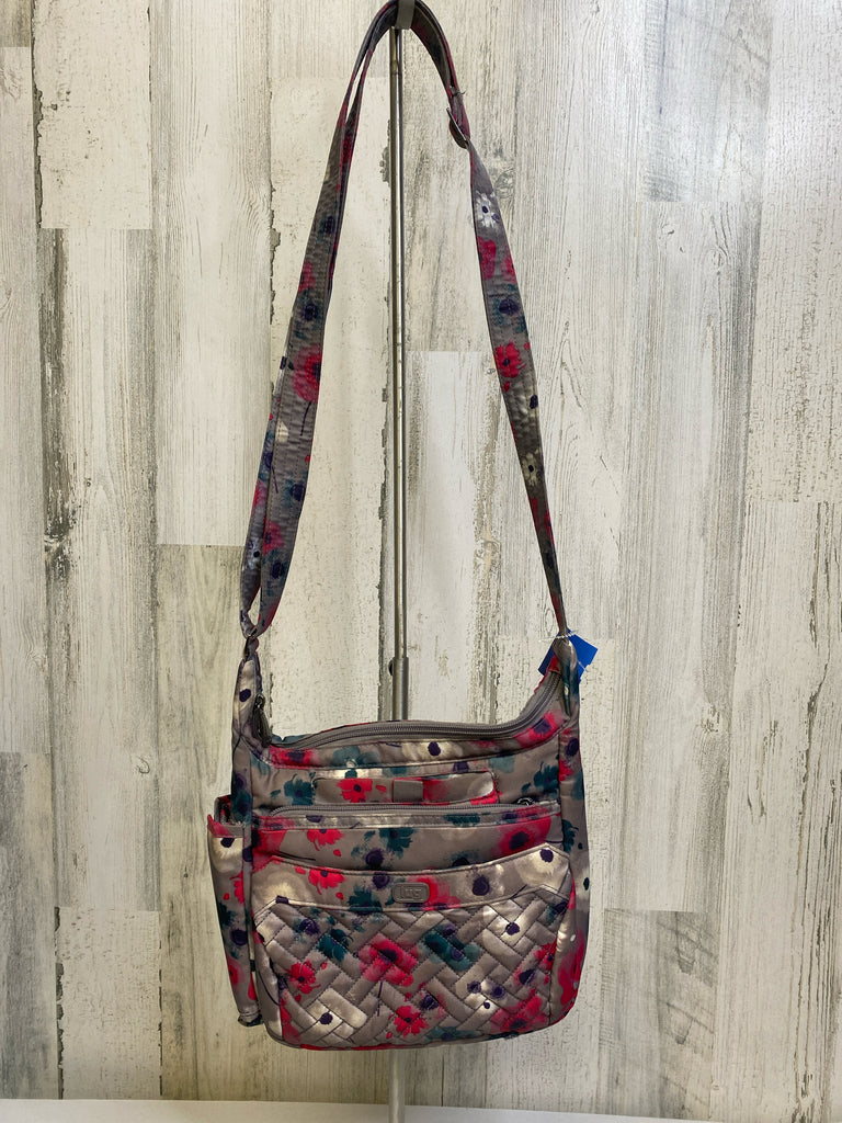 lug Gray Floral Crossbody