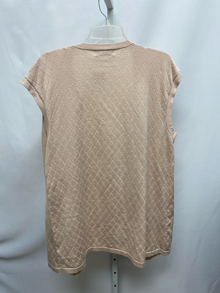 Grace Adele Size Medium Taupe Vest/Top