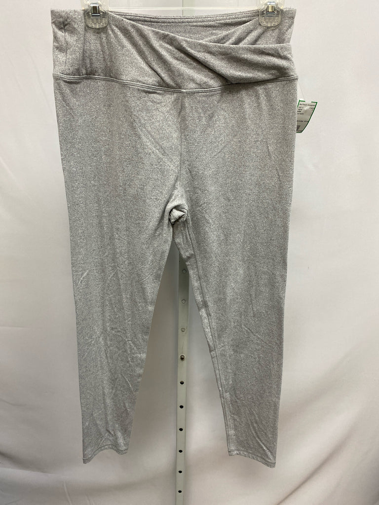 kyodan Size Large Gray Heather Leggings