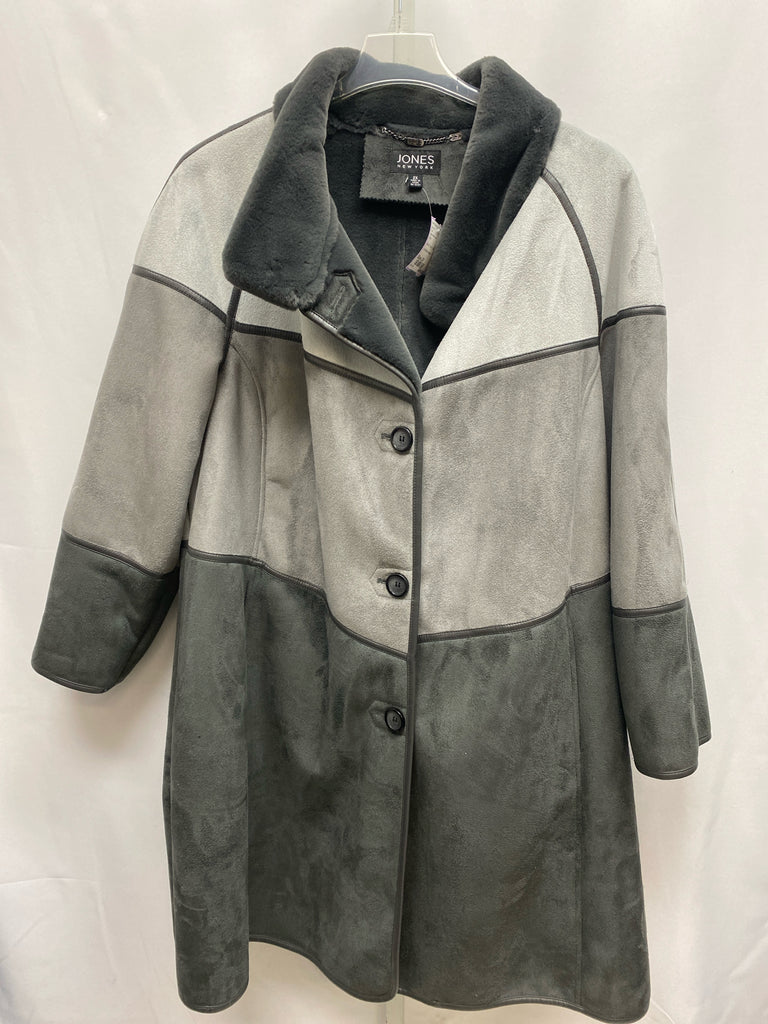 Size 2X Jones New York Gray Coat