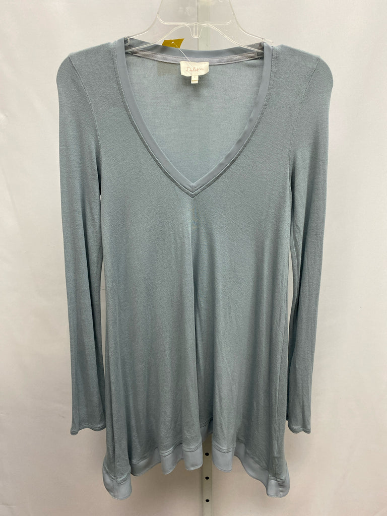 Deletta Size S Blue Long Sleeve Tunic