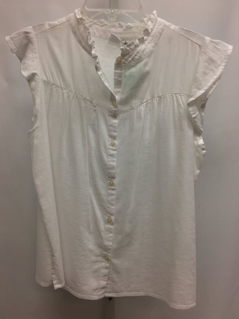 Gap Size Small White Short Sleeve Top