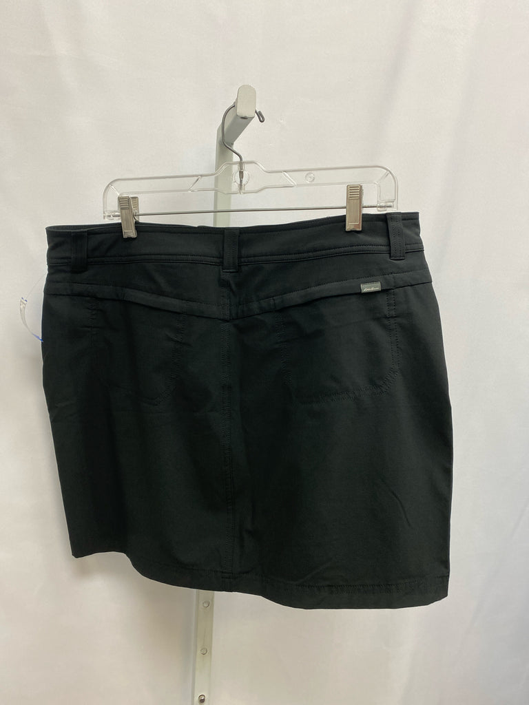 Eddie Bauer Size 14 Black Skort