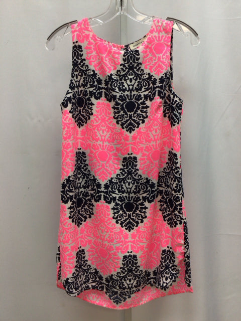 Size Small monteau Pink/Black Sleeveless Dress