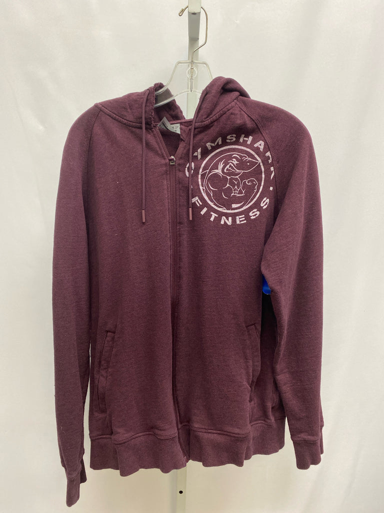 GYMSHARK Size Large Burgundy Hoodie