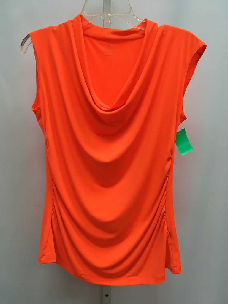 Worthington Size PM Orange Short Sleeve Top