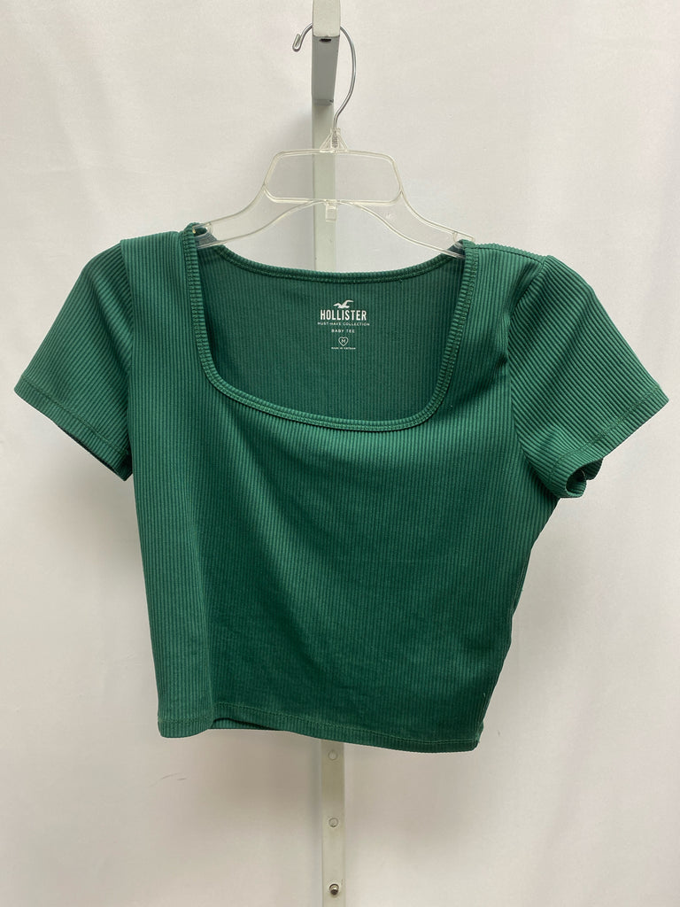 Hollister Size Medium Green Short Sleeve Top