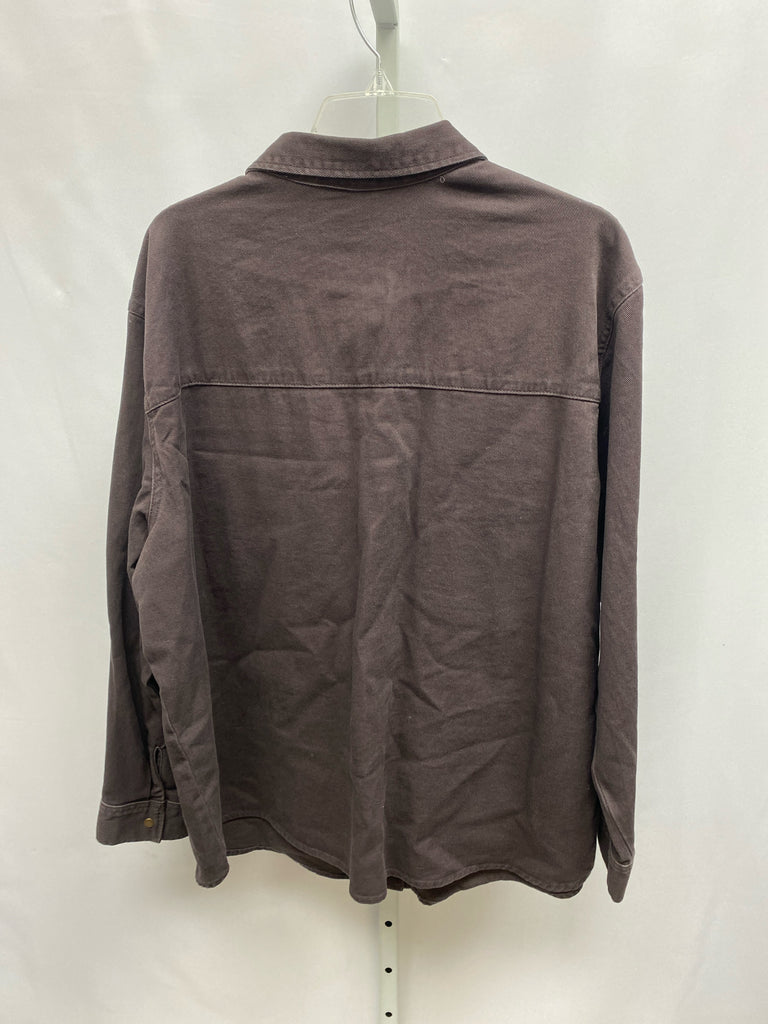 Divided Size XL Brown Jacket/Top