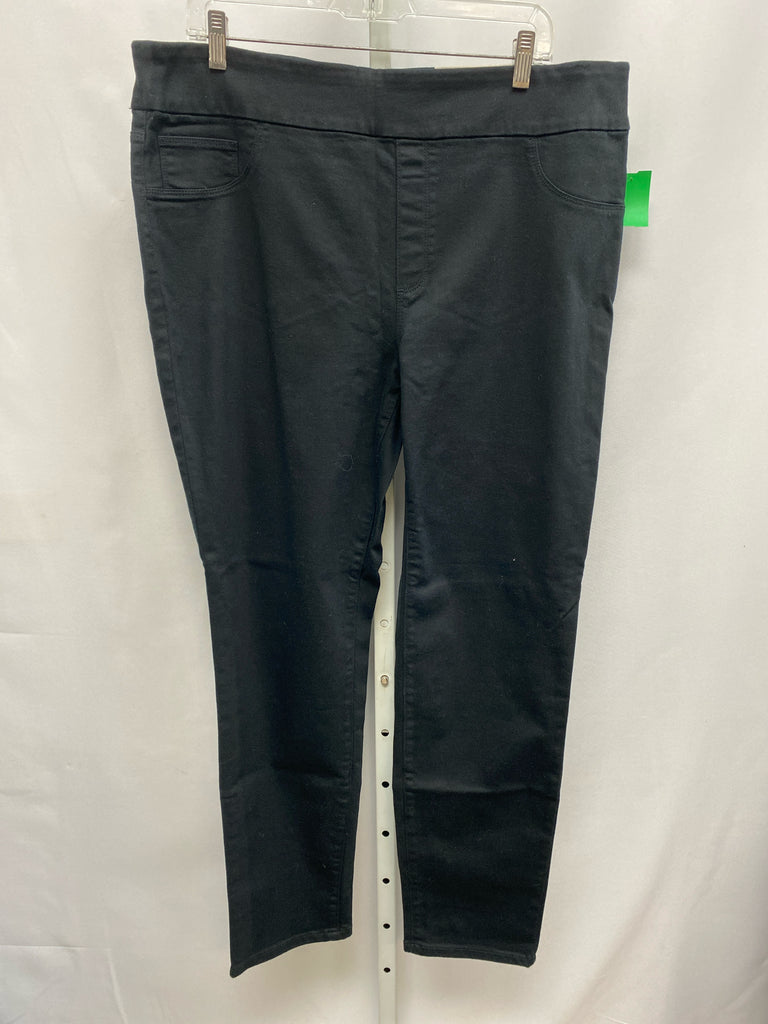 Chico's Size 16 Black Pants