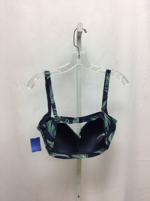Size 12 Blue/green Swimsuit Top Only