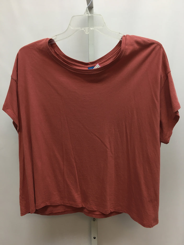 Old Navy Size 2X Rust Short Sleeve Top