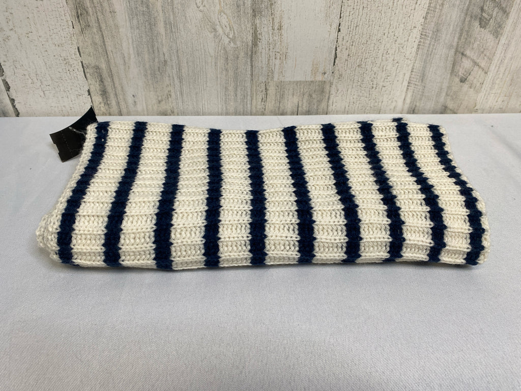 Navy Stripe Infinity Scarf