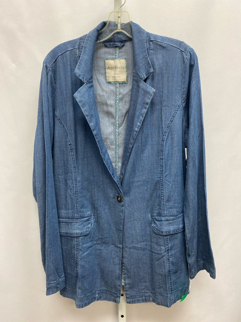 ANYBODY Size Large Denim Blazer