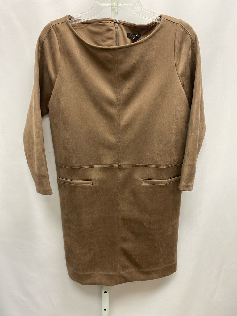 Ann Taylor Size 6P Brown 3/4 Sleeve Dress