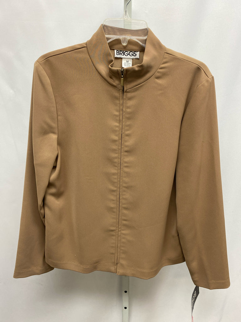 Briggs Size Medium Beige Jacket/Top