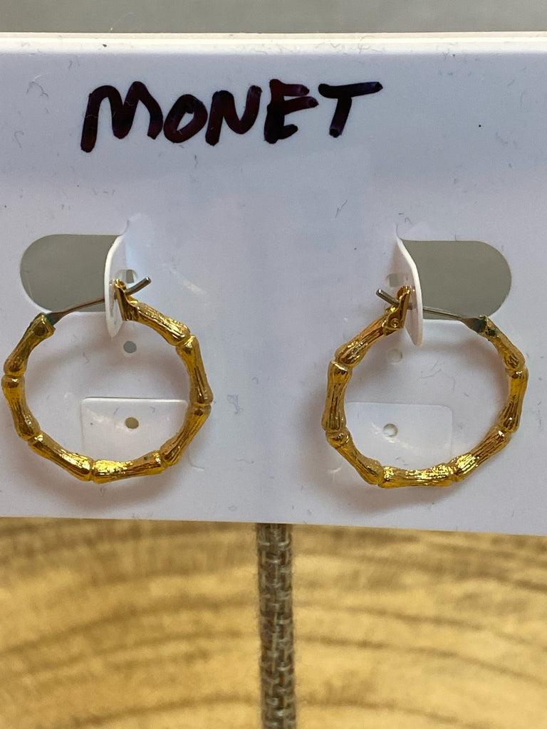 Monet Goldtone Earrings