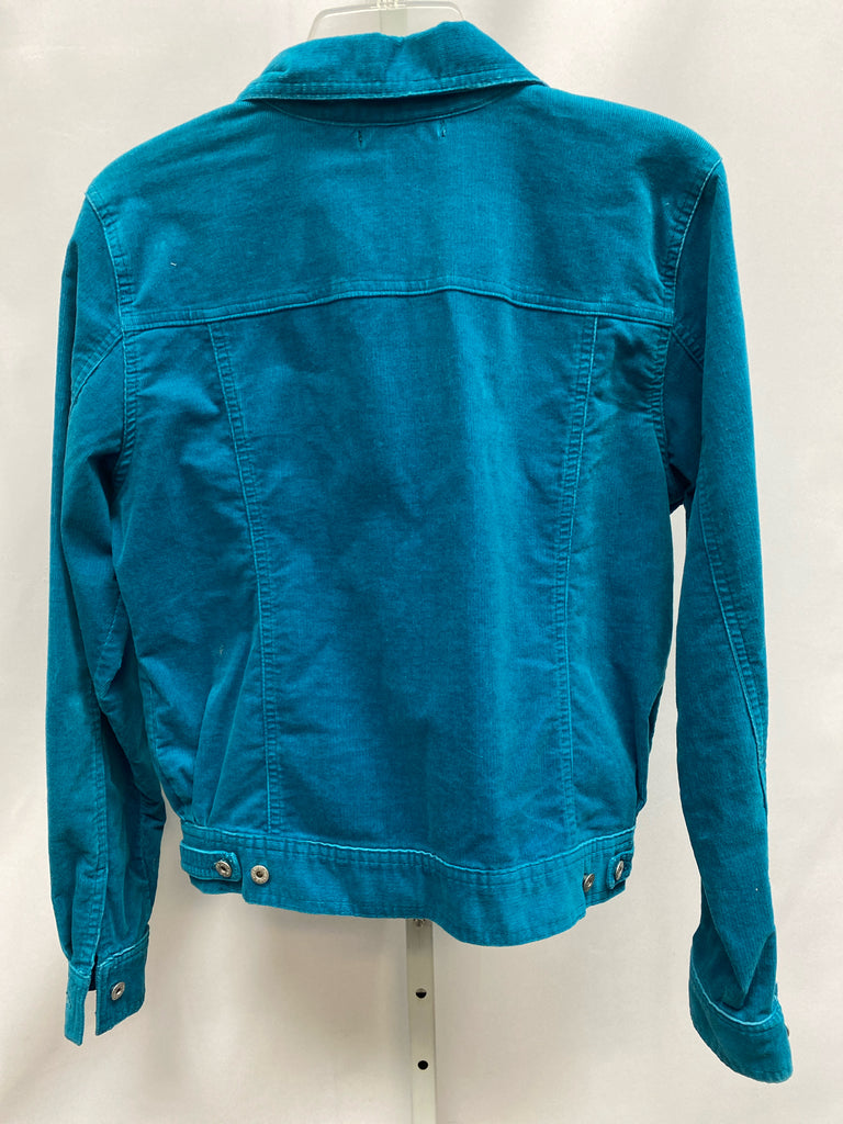 Size Medium Karen Kane Teal Jacket/Outerwear