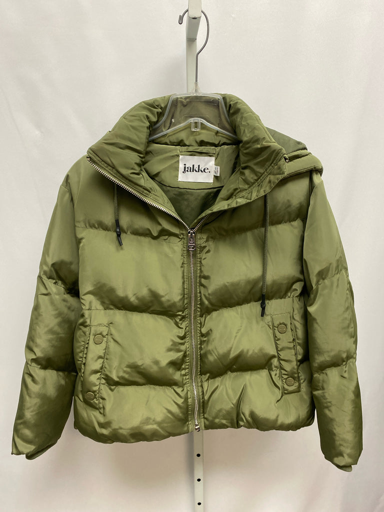 Size 4 jakke. Green Jacket/Outerwear