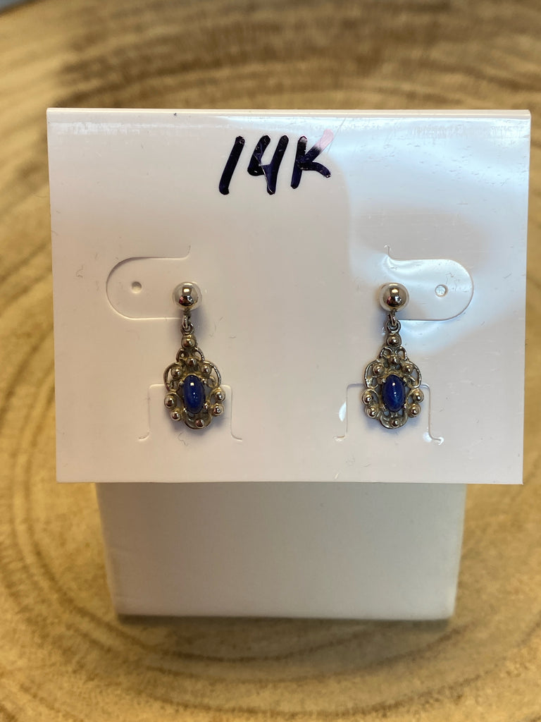 14kt gold earrings