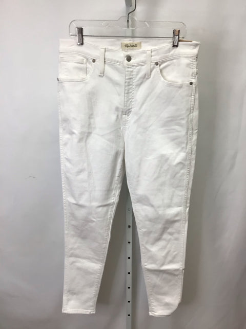 madewell Size 32 (12) White Jeans
