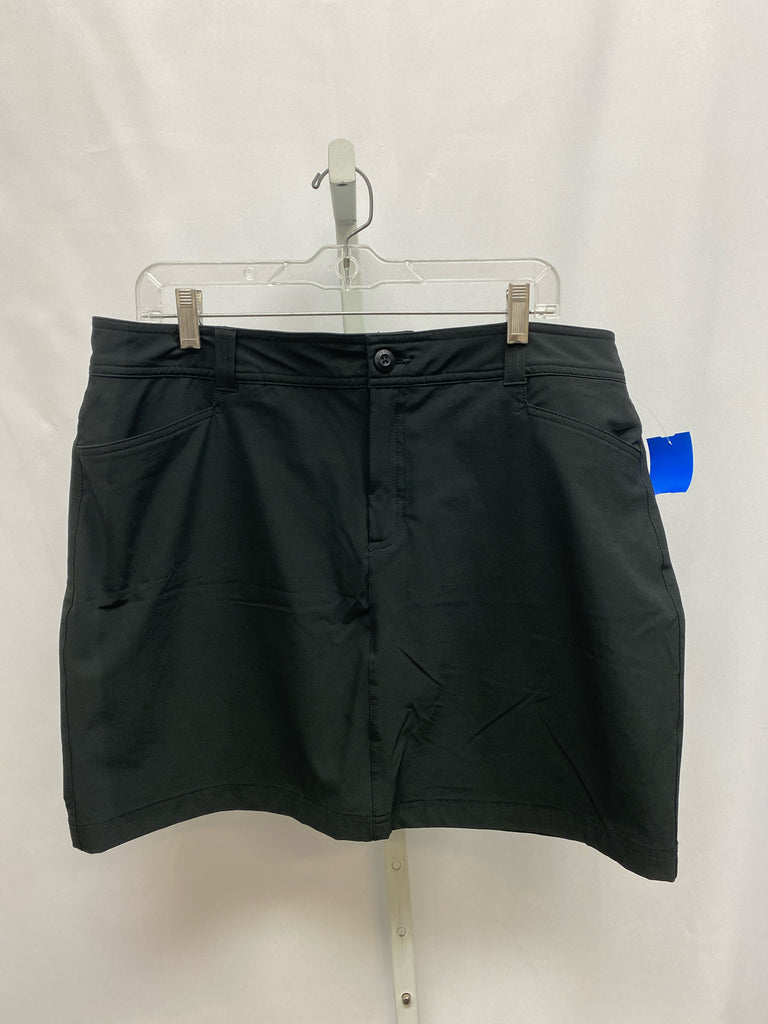 Eddie Bauer Size 14 Black Skort