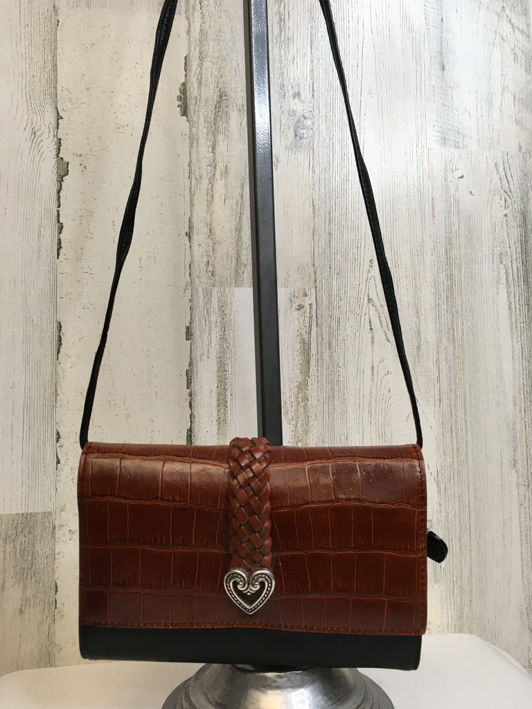 Brighton Black/Brown Crossbody