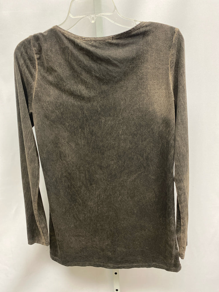 BKE Size XS Gray Long Sleeve Top