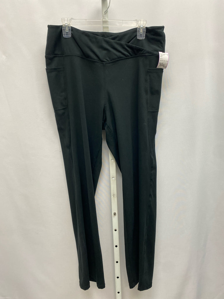 Jockey Size XL Black Athletic Pant