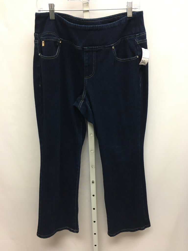belle Size 14P Dark Denim Jeans