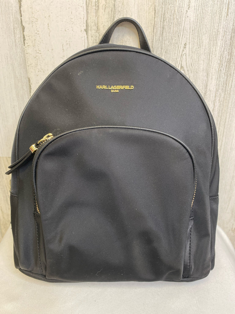 Karl Lagerfeld Black Backpack