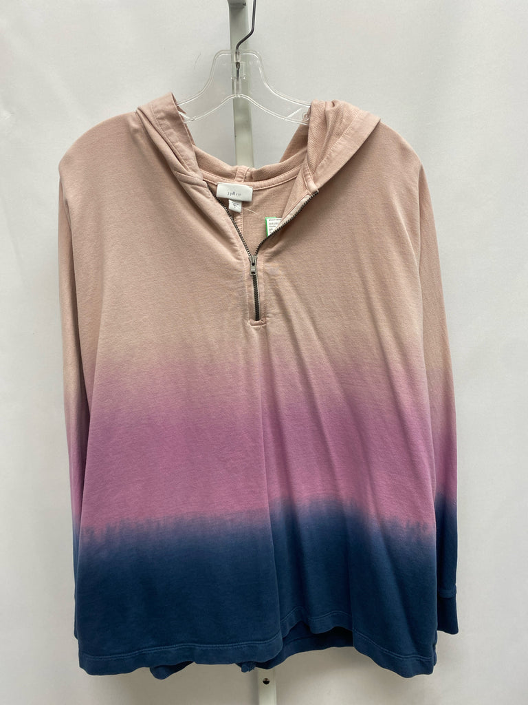 jjill Size Large Pink Hoodie