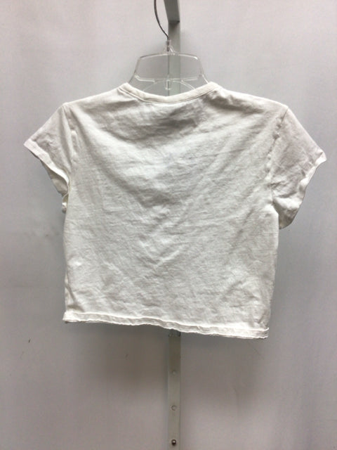Divided White Junior Top