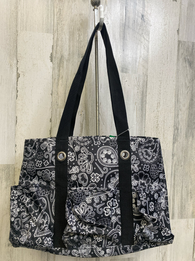 Thirty-One Black/White Tote