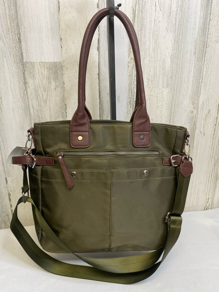 Signature Army Green Tote