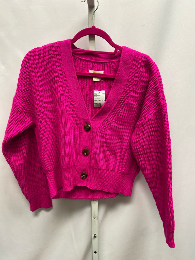 Anthropologie Size Small Hot Pink Cardigan