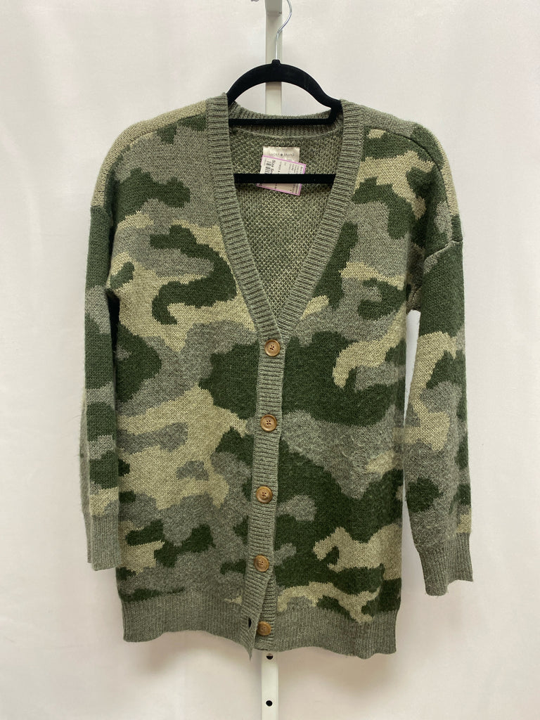 Lucky Size Small Green Camo Cardigan